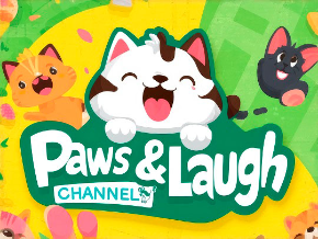 Paws & Laugh logo